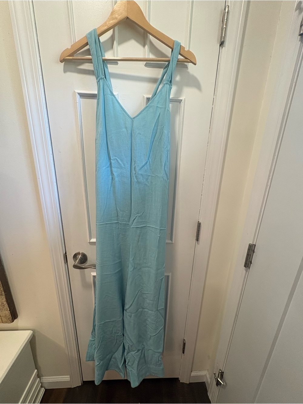 LOFT Light Blue Sleeveless Jumpsuit